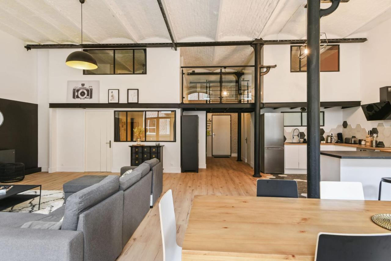 Loft De L'Usine - Welkeys Apartment Tourcoing Exterior foto