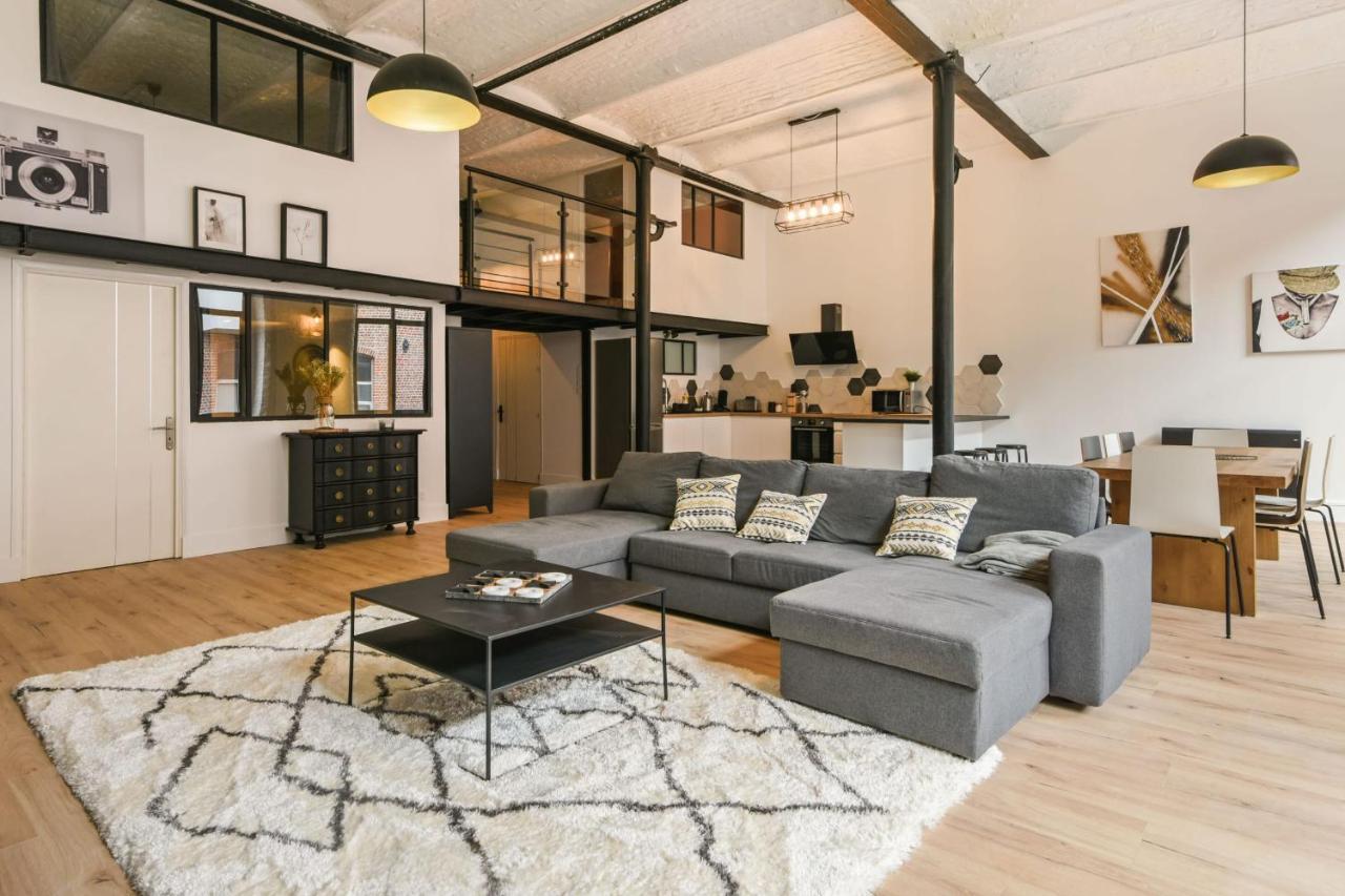 Loft De L'Usine - Welkeys Apartment Tourcoing Exterior foto